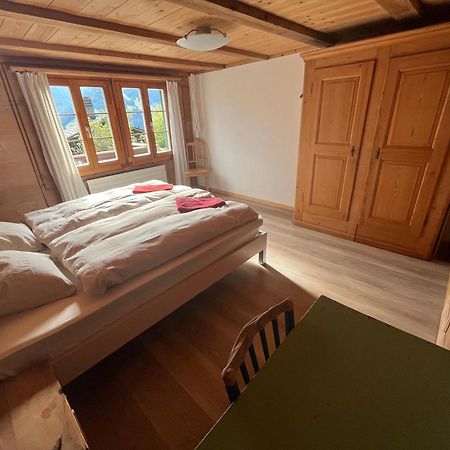 Chalet Sonnenheim, Wohnung Mit Panoramafenster Adelboden Exterior foto